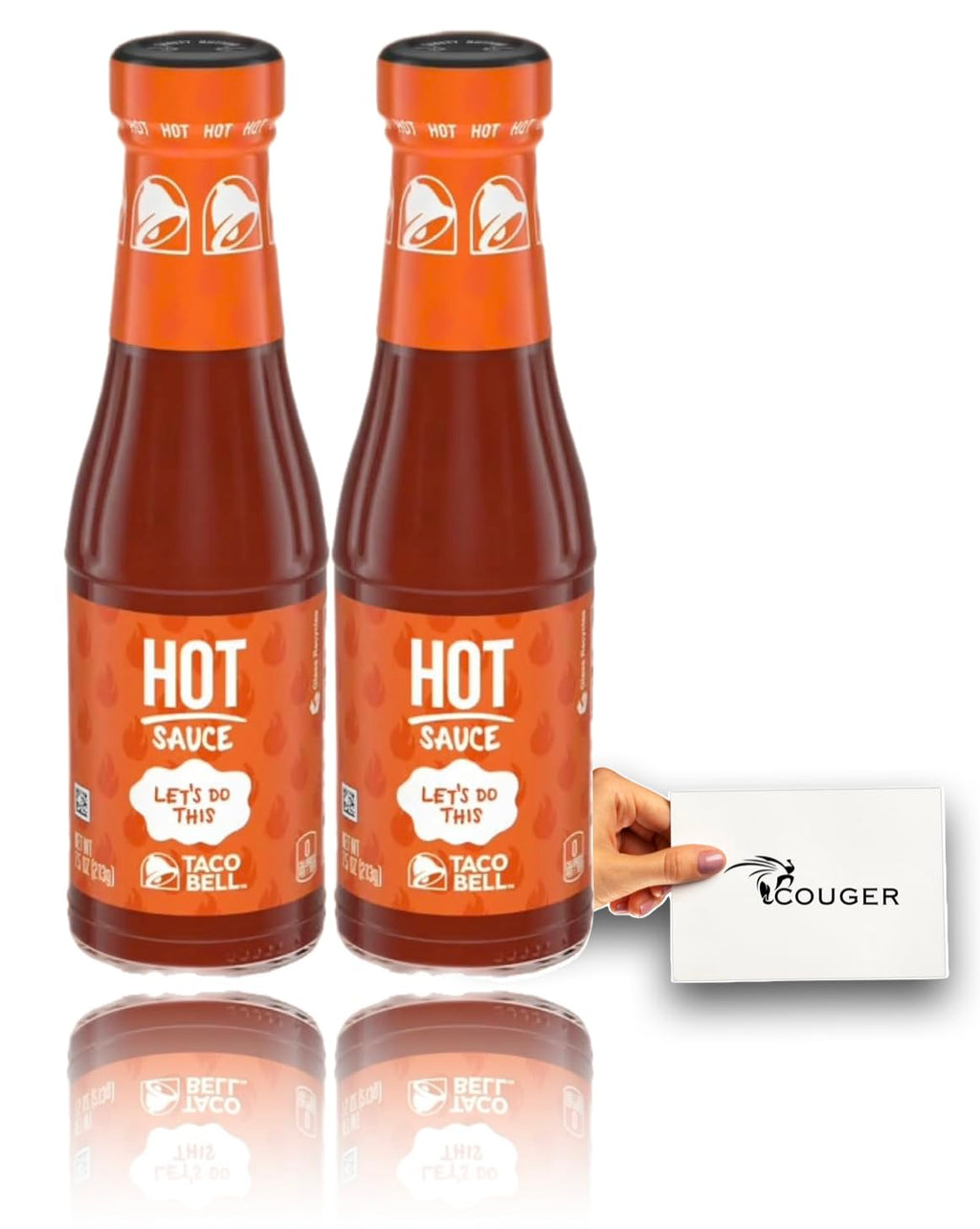 Hot Sauce Bottle 7.5 oz (2-Pack) U849