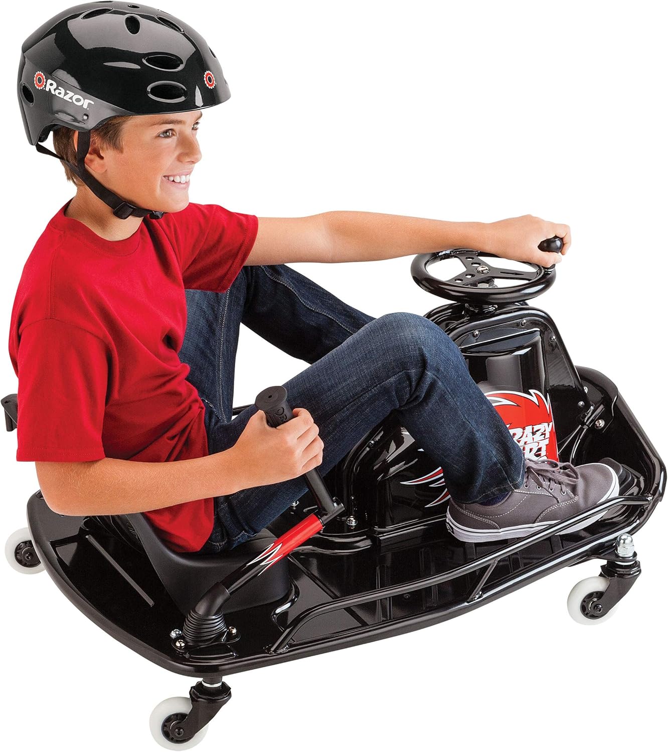 24V Electric Drifting Go Kart with Variable Speed, Up to 12 mph G876
