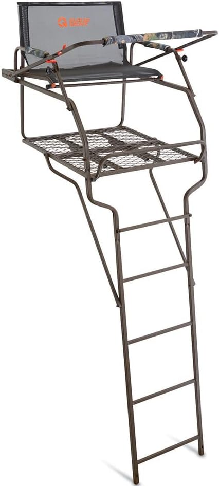 18' Ladder Tree Stand for Hunting Climbing Seat X873