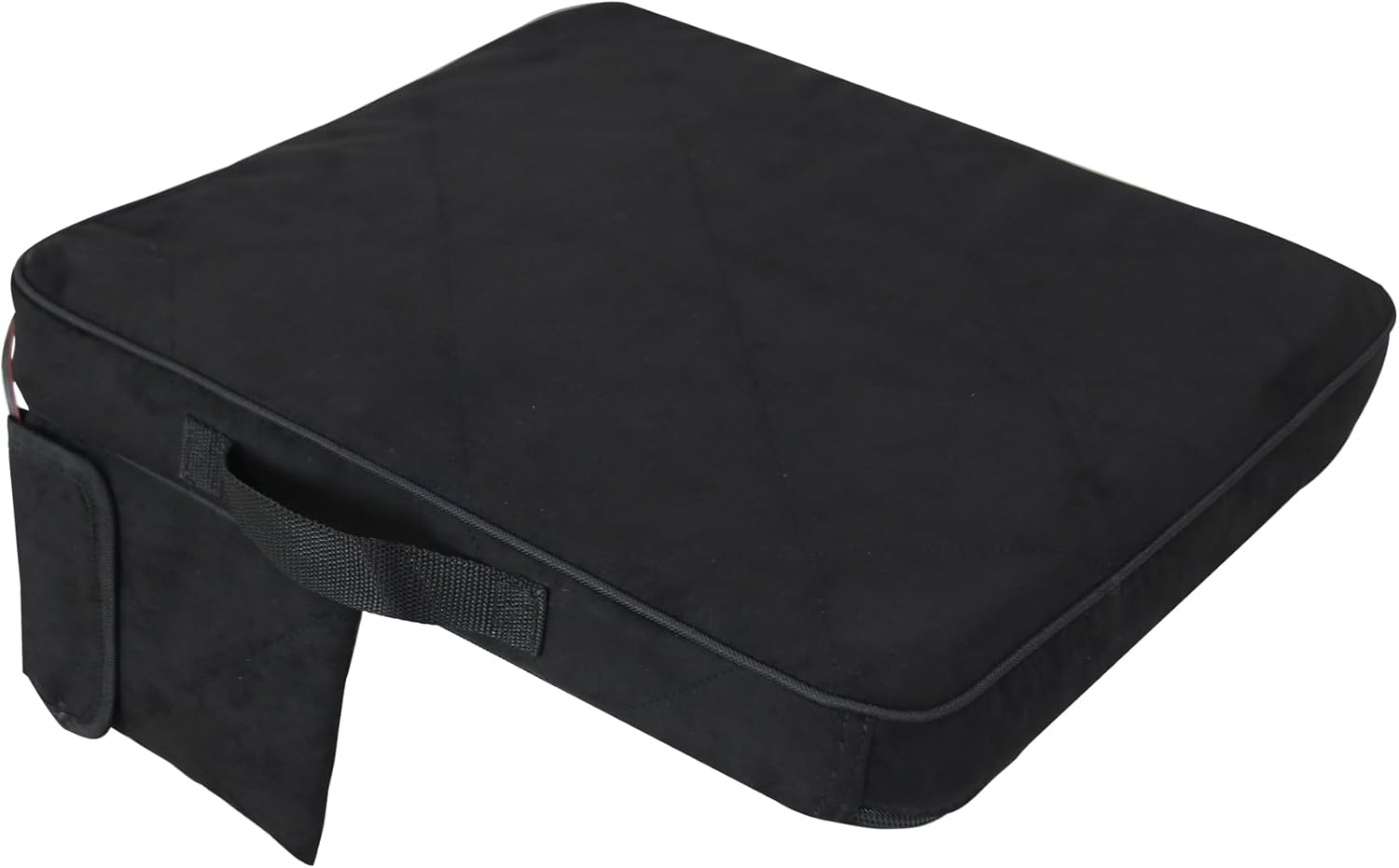 Heated Seat Cushion with 3 Settings, Memory Foam Pad for Camping, Office, Stadium E52152