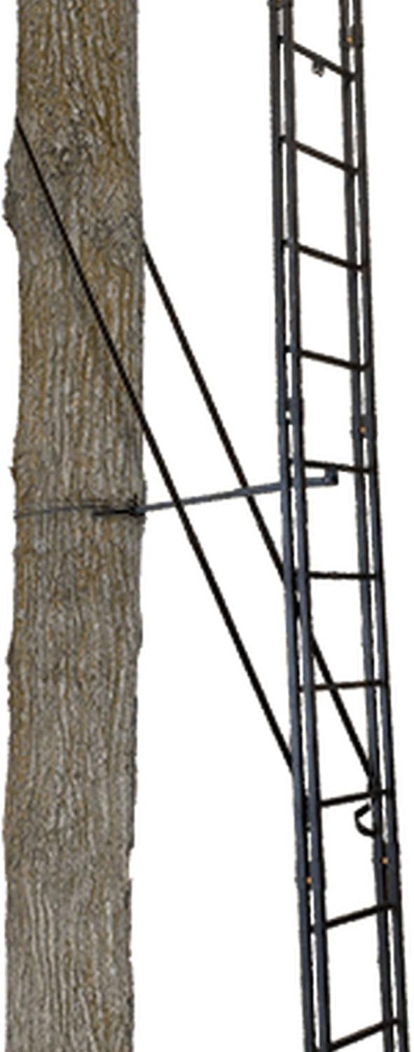Deer Hunting Ladder Tree Stand with Adjustable Shooting Rail, 2 Pack O271