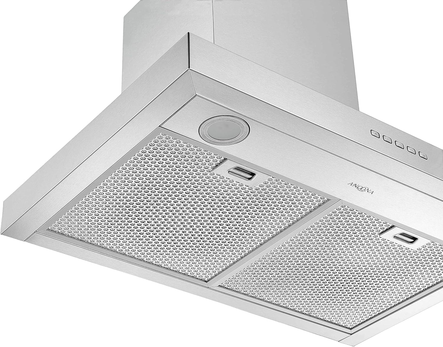 30" 600 CFM Wall-Mounted Convertible Range Hood with LED Lights, Stainless Steel L43773