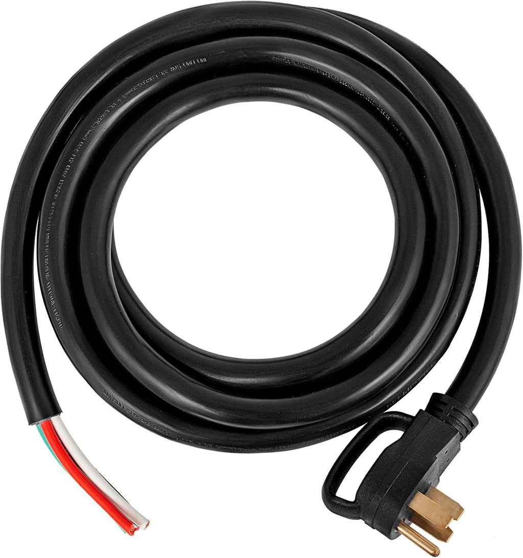 30Ft 50Amp Generator Extension Cord 6 Gauge STW 6/3+8/1 N14-50P to Bare Wire E490