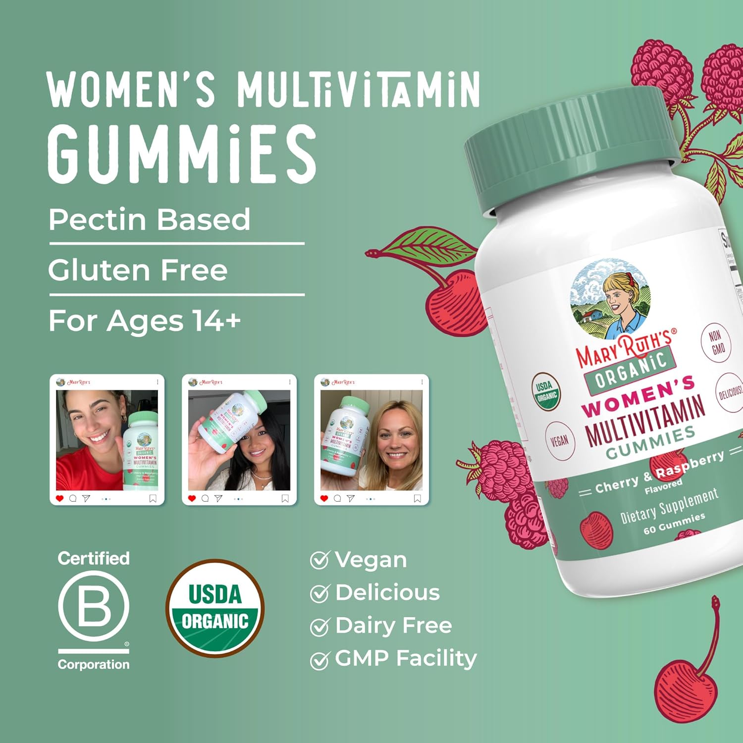 Women’s Multivitamin Gummy with Vitamin D3 and Selenium H6145