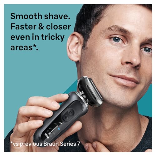 Electric Razor for Men, Waterproof Foil Shaver with Beard Trimmer Z8937