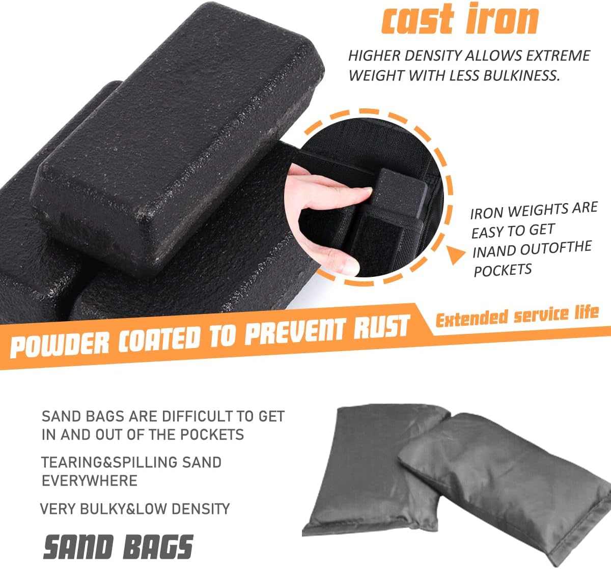 Adjustable Weighted Vest 0-44lbs with Solid Bar Weights for Strength Training I435