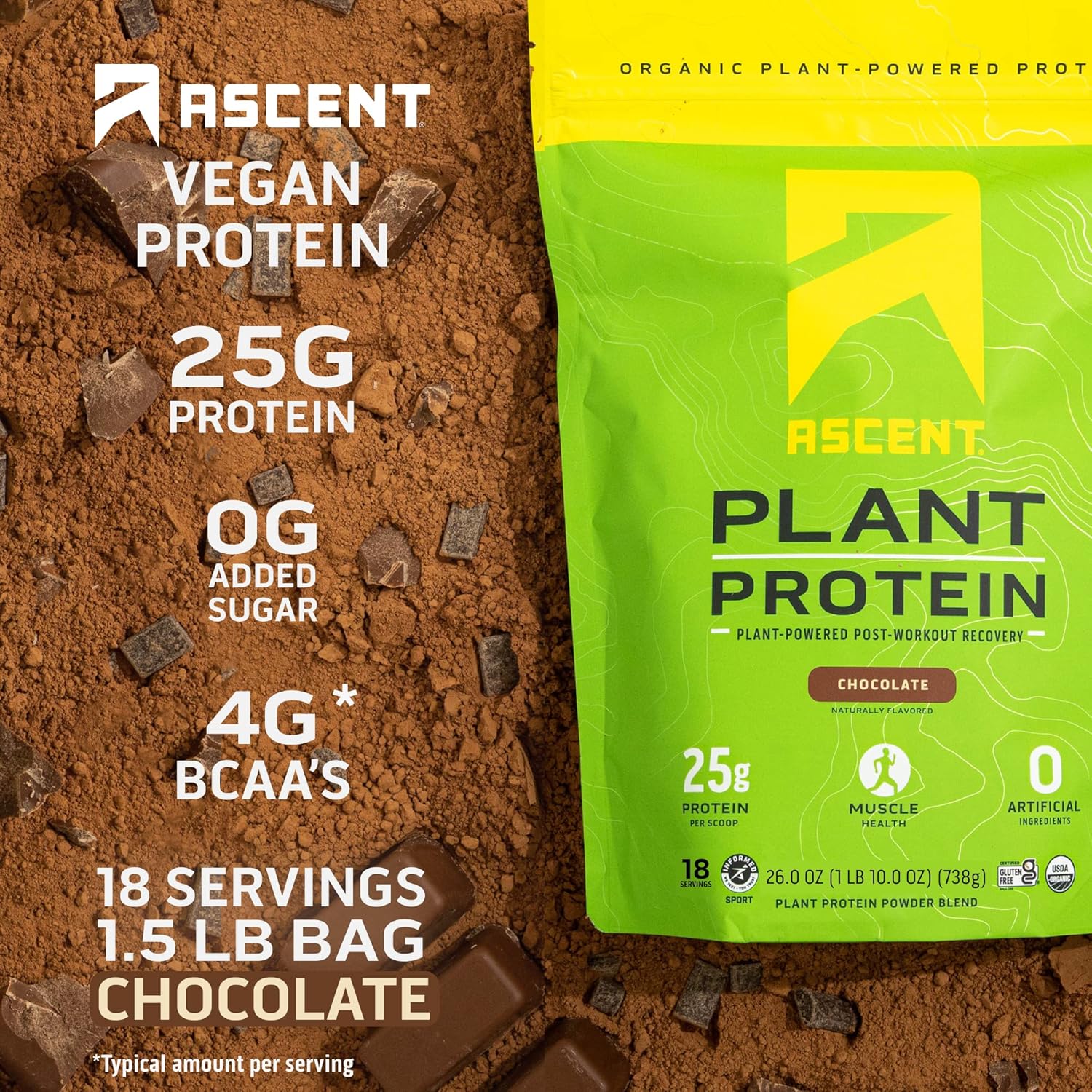 Chocolate Whey & Plant Protein Powder Blend L901795