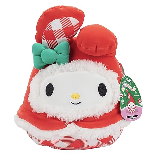 8-Inch Hello Kitty & My Melody Plush 2 Pack - Soft Squishy Stuffed Animal Toy Q5366