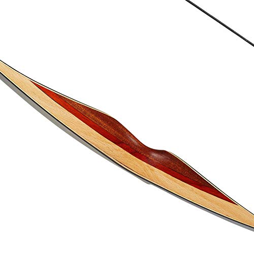 54" Traditional Laminated Recurve Bow for Hunting & Target X1606