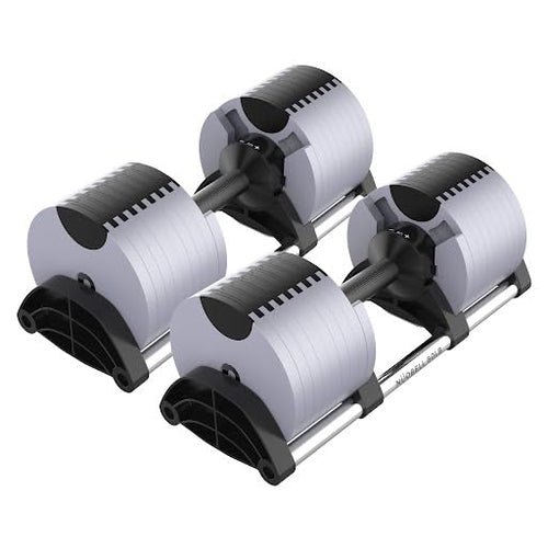 NUOBELL Adjustable Dumbbells Pair 5-80 lbs : the Adjustable Dumbbell Set to Replace 16 Sets of Dumbbells. Add Nuobell Dumbbells 80lb and Free Weights to Your Home Gym. Just Twist the Handle to Adjust and Start Your Exercise.