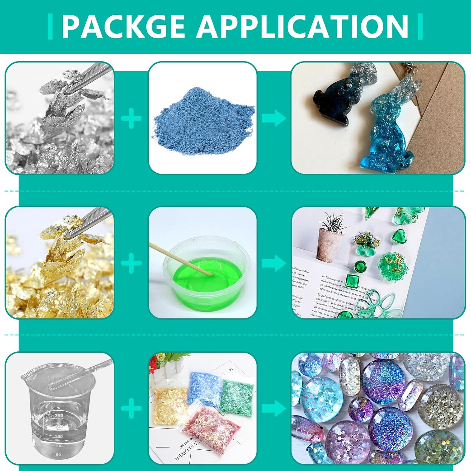 UV Resin Kit with Light for Jewelry Making and DIY Crafts J278291