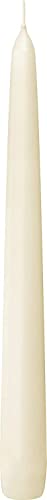 Ivory Taper Candles 10 Inch, 100 Count, 7+ Hour Burn G920