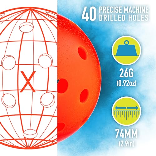 Outdoor Pickleballs - USAPA Approved - Official US Open Ball Q829974
