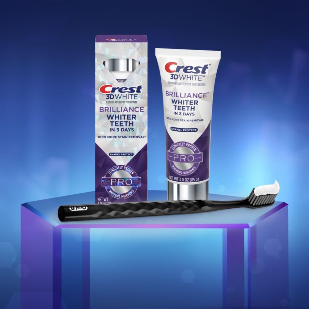 3D White Brilliance Pro Enamel Protect Toothpaste 3oz 3 pack G34795