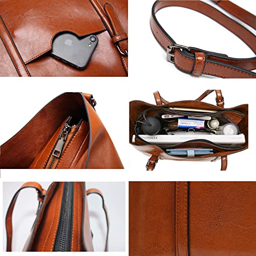 Vegan Leather Hobo Crossbody Handbag for Women P51477