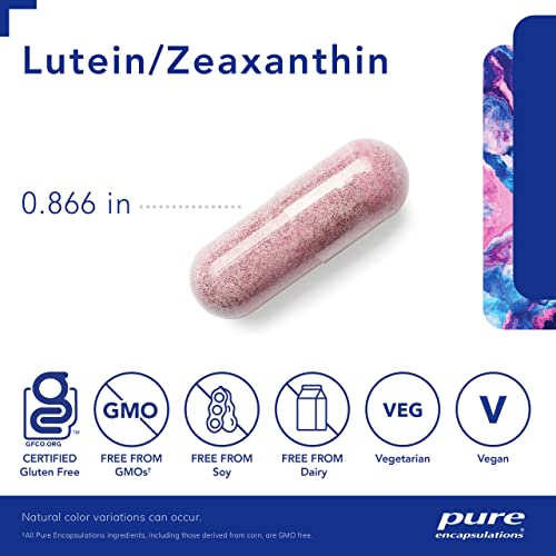 Lutein & Zeaxanthin Vision Support Supplement, 120 Capsules P702