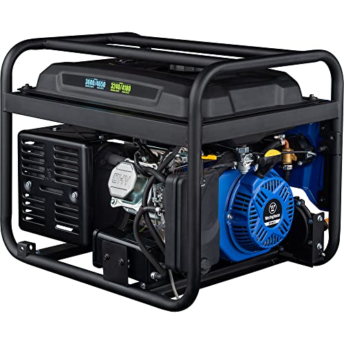 Portable Dual Fuel Generator 4650 Peak Watt, Remote Electric Start, RV Ready C237