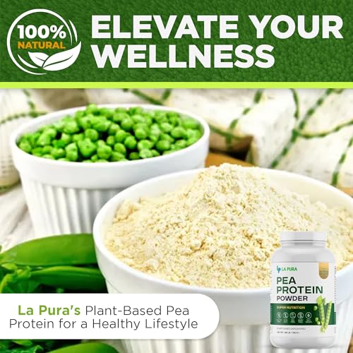 Pea Protein Powder, Unflavored Plant-Based, 20g Protein, Gluten Free C1320
