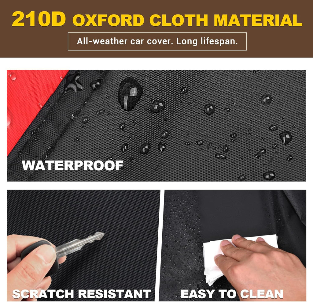 All-Weather Car Cover for 4 Door SUV with Windproof Straps Y549583
