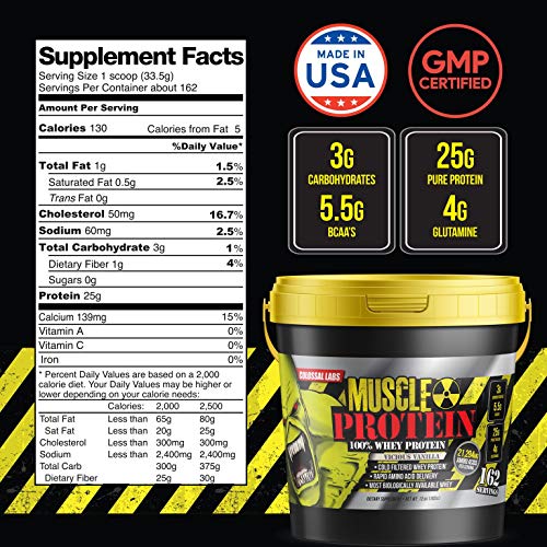 Chocolate Whey Protein Powder, 25g Protein per Serving Q471