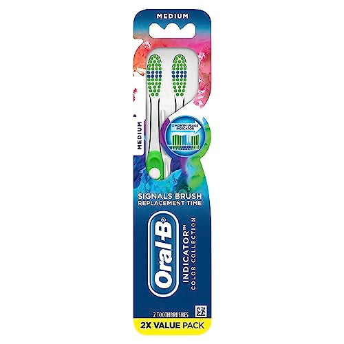 Medium Toothbrushes, 2 Count Y149322
