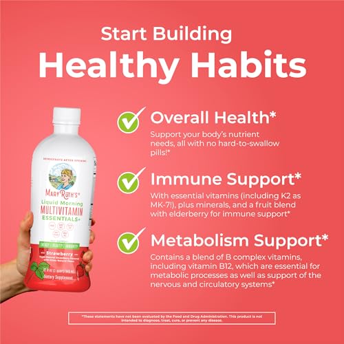 Liquid Multivitamin for Women, Men & Kids, No Added Sugar, 32 Fl Oz L593