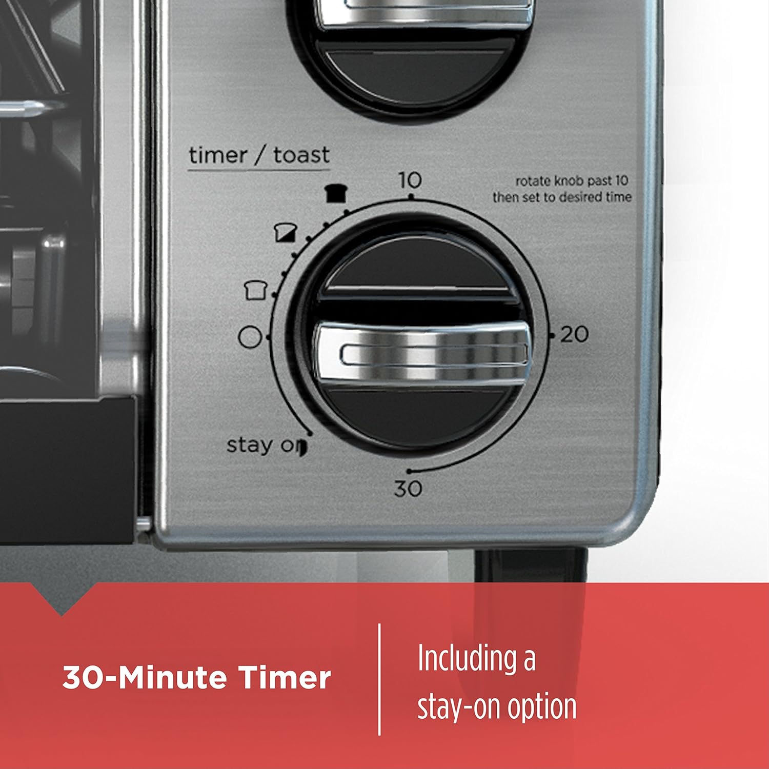 4-Slice Toaster Oven with Natural Convection, Stainless Steel S193