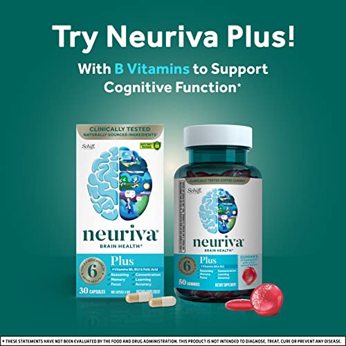 Brain Supplement for Memory, Focus and Concentration, Caffeine Free, 30ct Capsules H86972