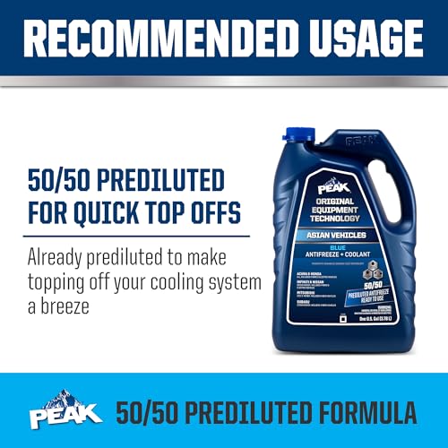 Extended Life Blue Concentrate Antifreeze/Coolant for Asian Vehicles, 1 Gal. U77614