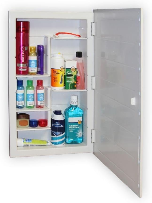 Recessed Medicine Cabinet, 16" W x 26" L R92357