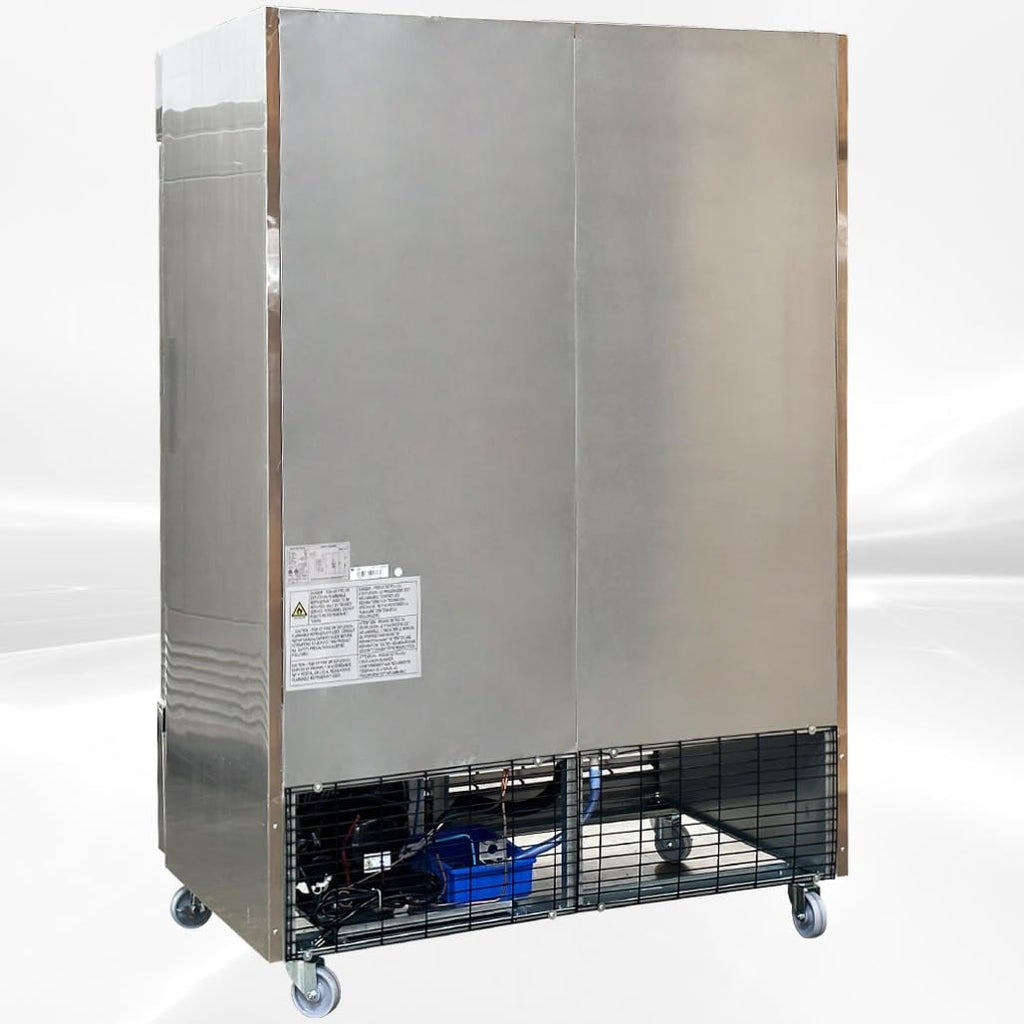 Commercial Freezer 2-Door Solid Upright Stainless Steel, 47 Cu Ft T572