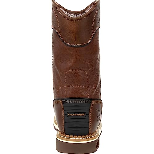 Men's Brown Waterproof Pull-on Industrial Boot B956774