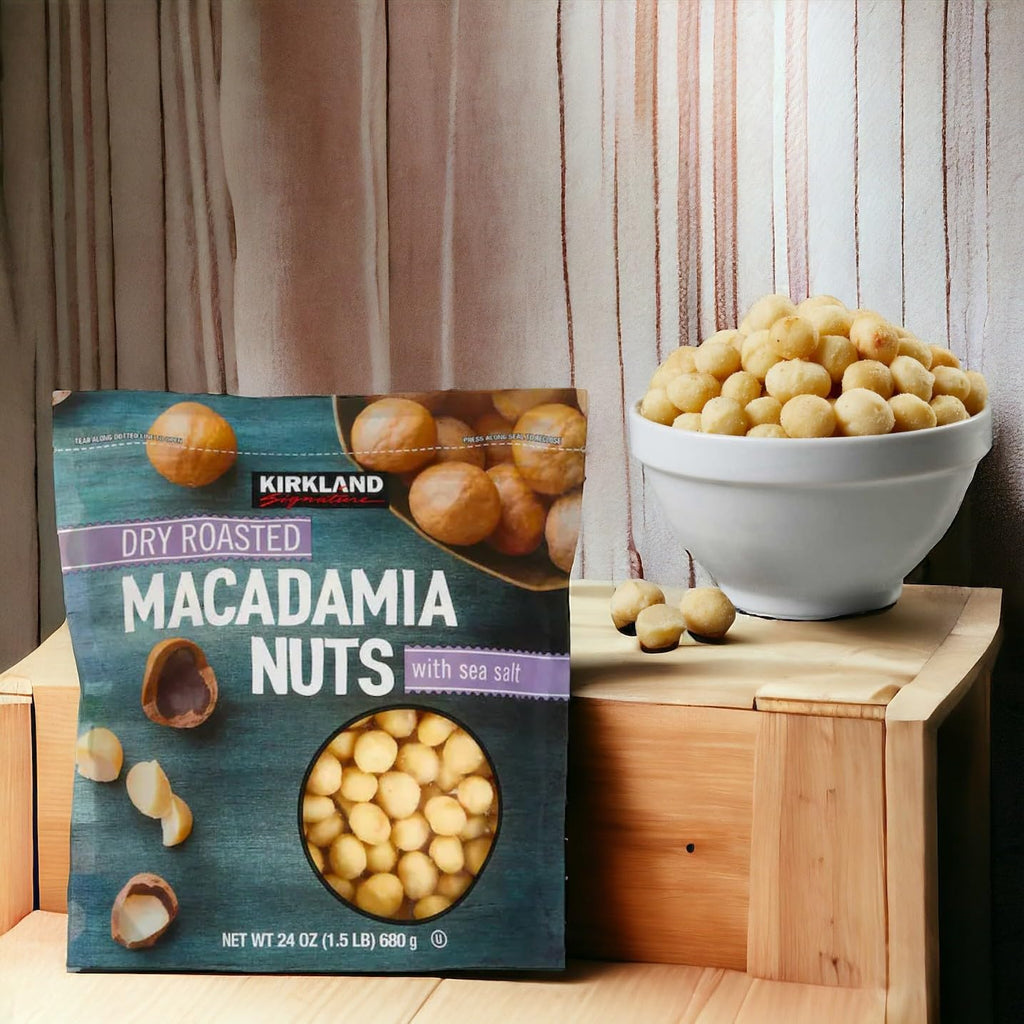 Generic Kirkland Signature Dry Roasted Macadamia Nuts, 1.5 lbs