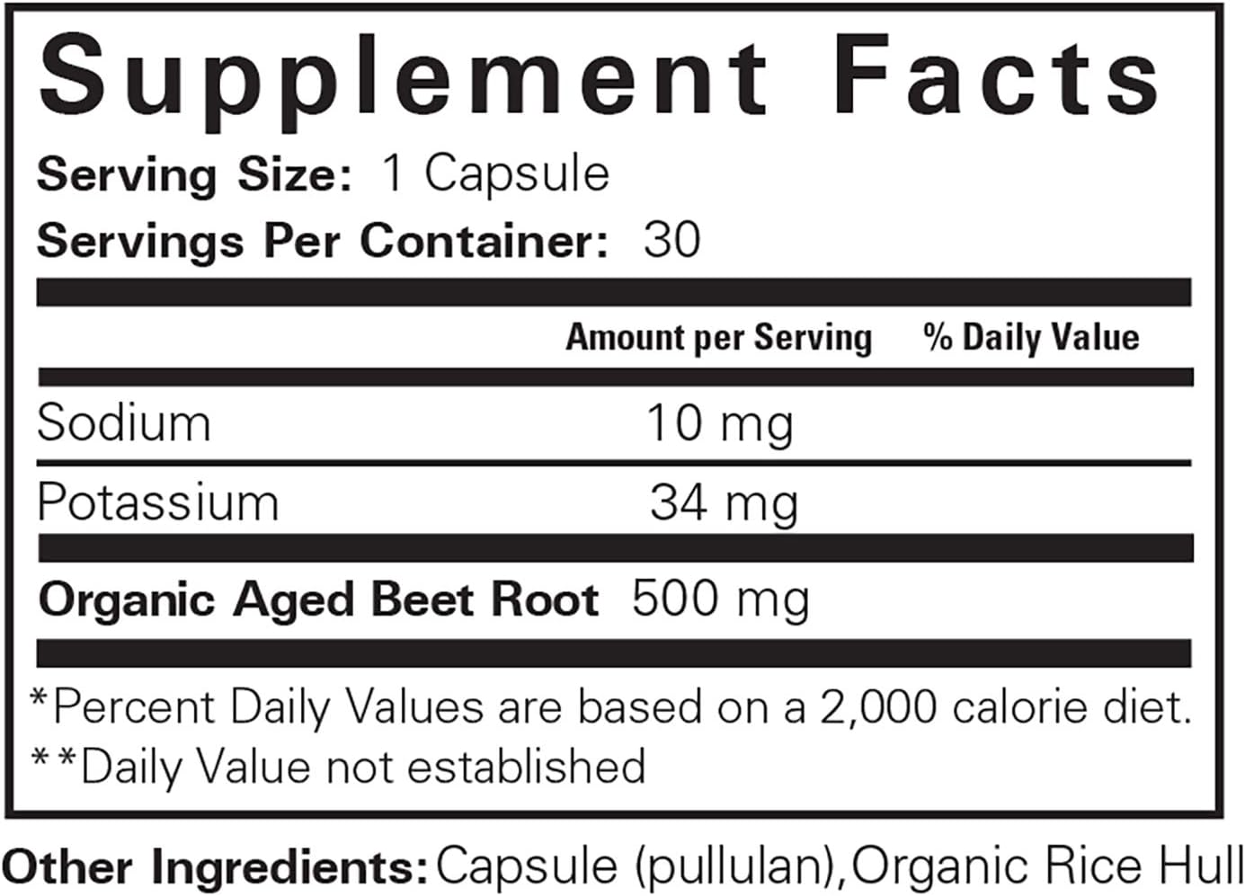 Beet Root Capsules for Stamina, Organic Powder, Nitric Oxide Supplement U79173