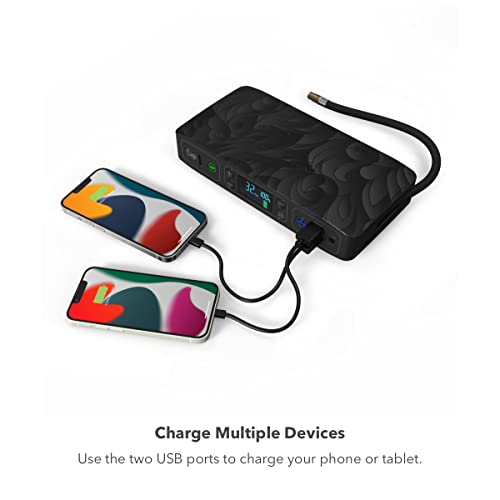 Portable Vehicle Jump Starter with Air Compressor and Power Bank X108