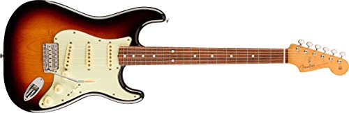Vintage 60s Stratocaster Electric Guitar, 3-Color Sunburst, Pau Ferro Fingerboard Y48549