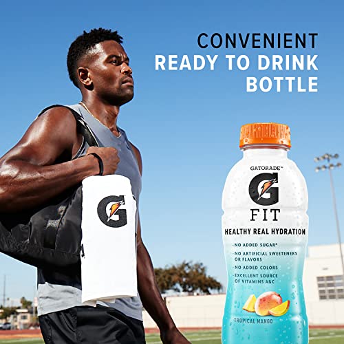 Electrolyte Beverage, Tropical Mango, 16.9 oz Bottles (12 Pack) G151803