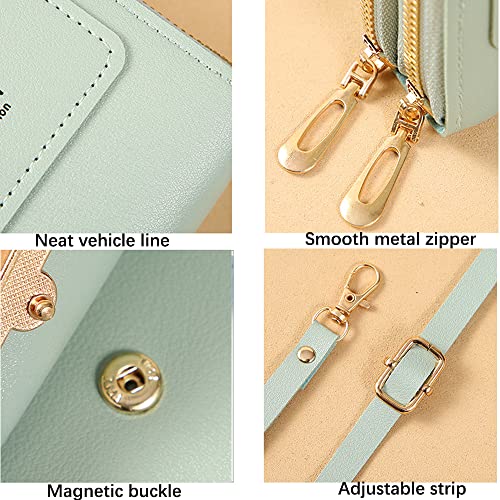 Leather Crossbody Phone Purse with Shoulder Strap G625
