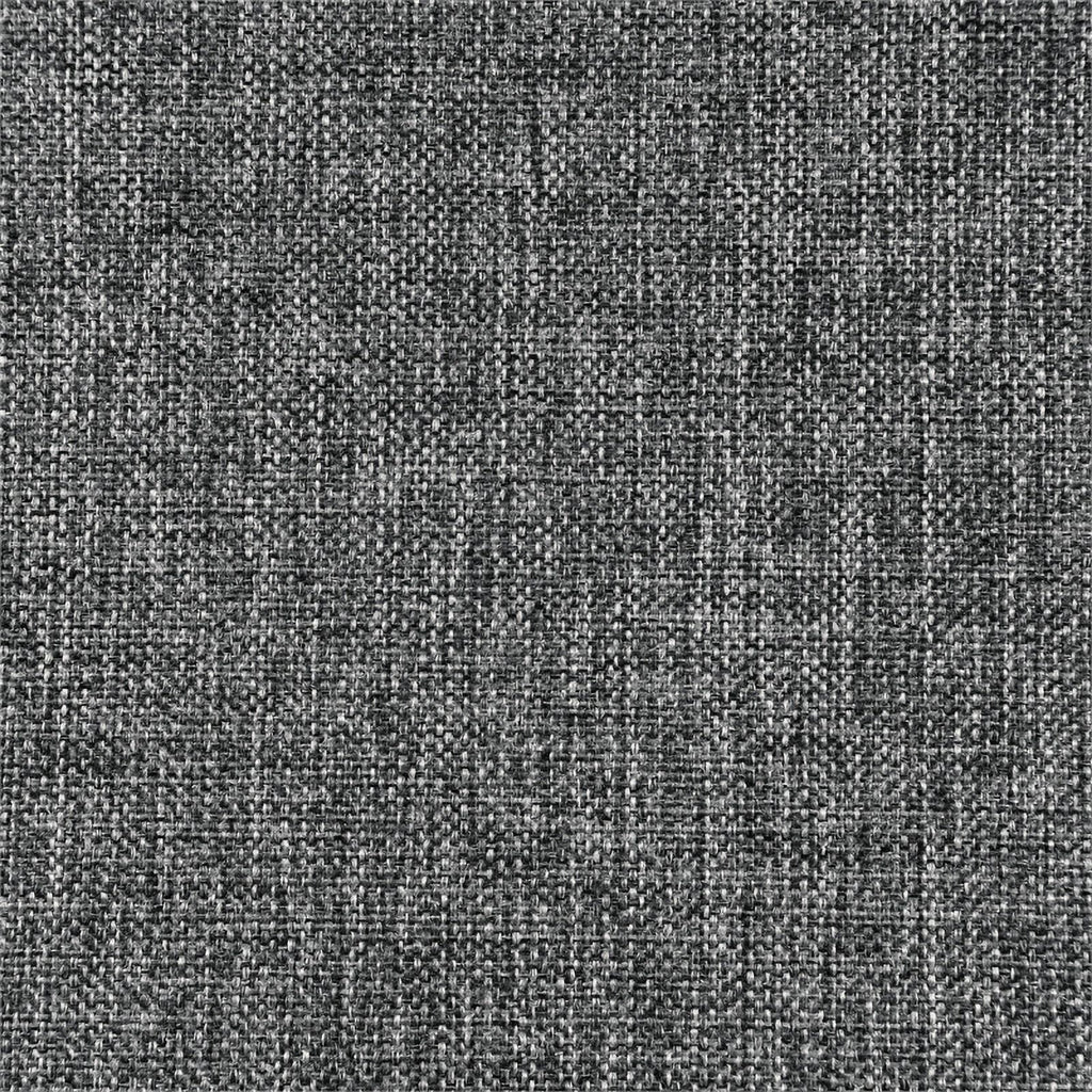Armchair in Charcoal Fabric with Natural Arms and Black Sled Base D6437