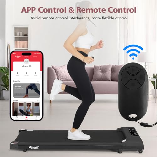Under Desk Treadmill for Home with Remote Control and LED Display J996