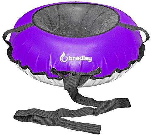 Bradley Snow Tubes: 50 inch Heavy Duty Inflatable Sledding Tubes for Adults - Towable Snow Fun! Best Snow Tubes for Sledding Adventure - Made in The USA!…