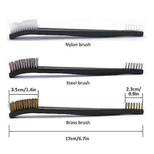 Gun Cleaning Supplies Case with Patches, Swabs, and Brushes L3274