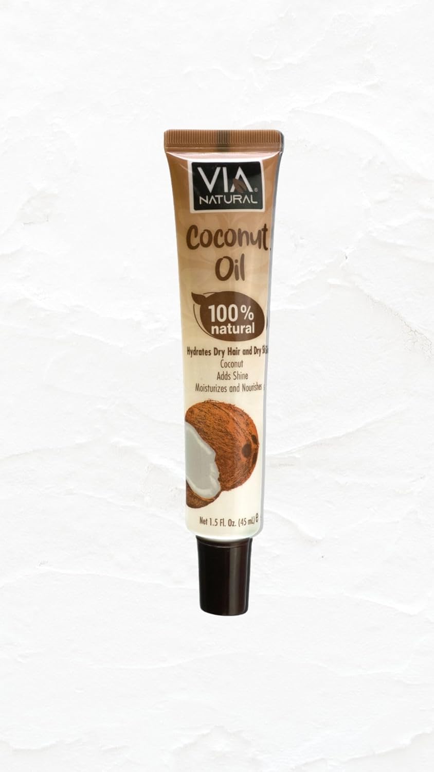 Via Natural 100% Natural Coconut Oil 1.5 Fl Oz (Pack of 1)
