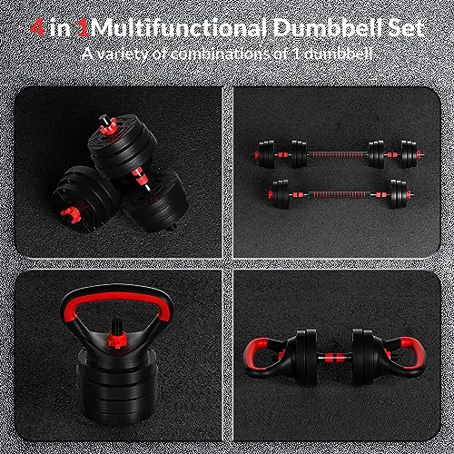 Adjustable Dumbbell and Barbell Kettlebell Set S2849