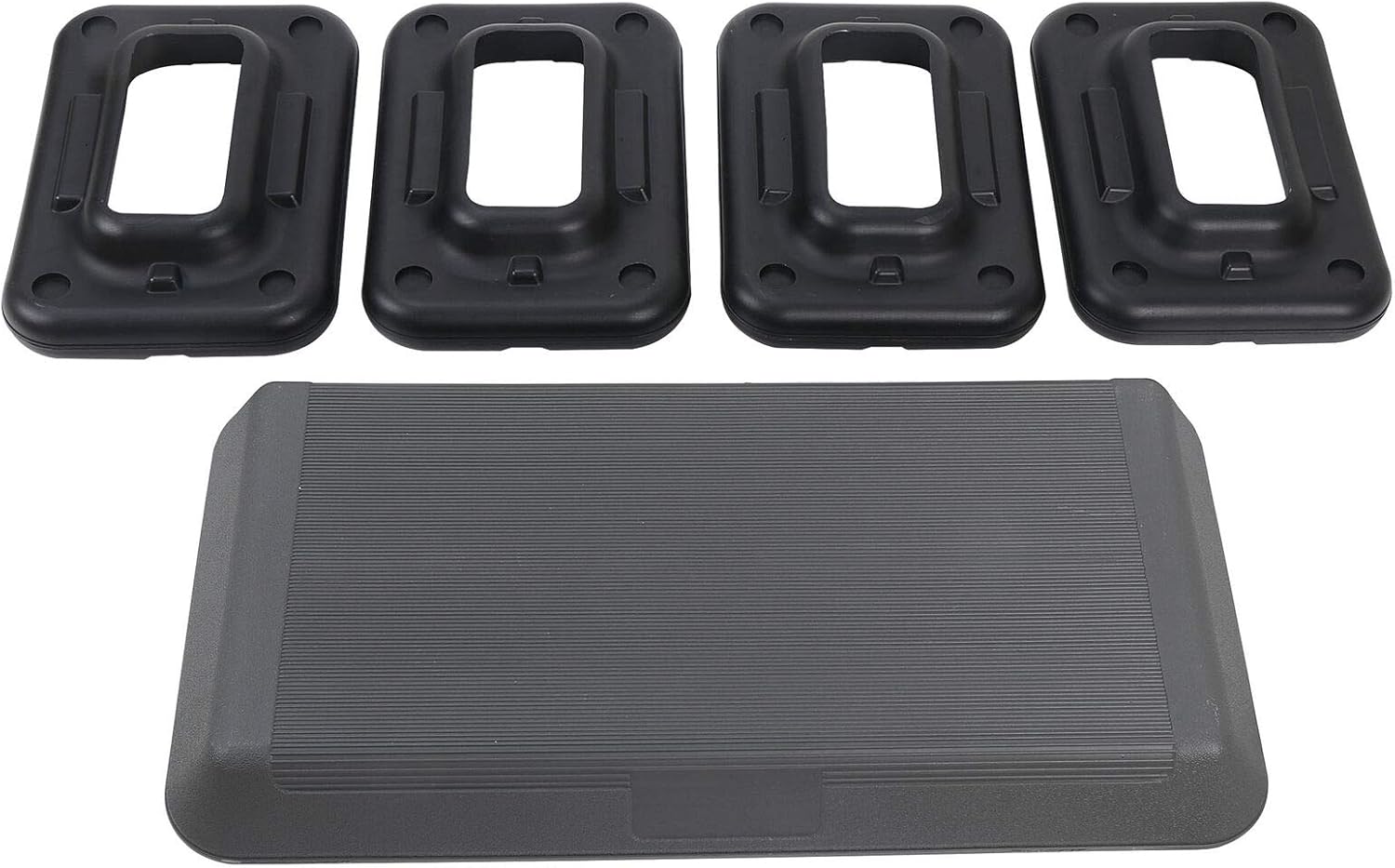 Adjustable Aerobic Step Trainer with Non-Slip Surface H614956
