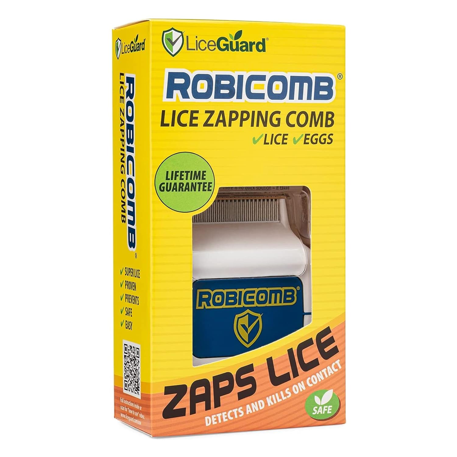 Electric Head Lice Comb for Lice & Eggs Removal A201