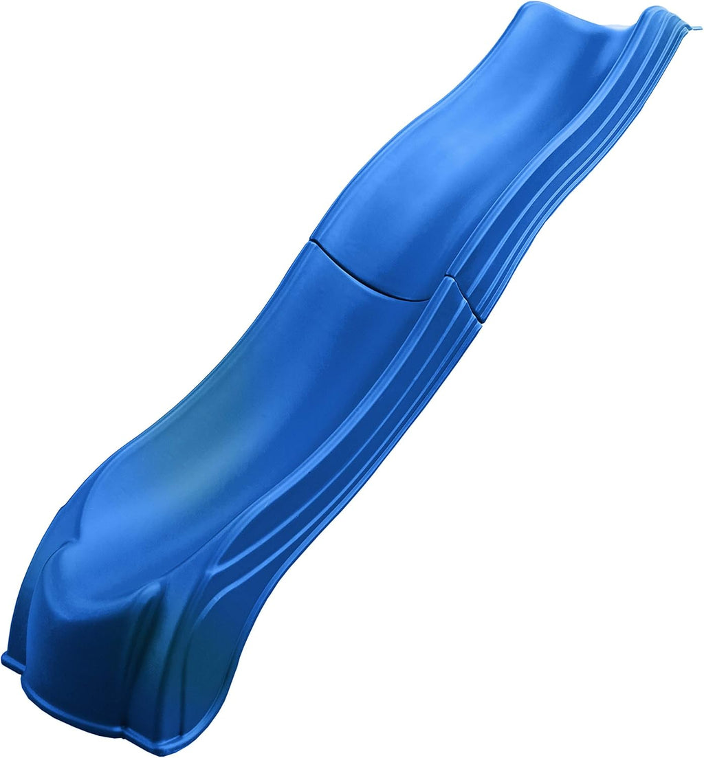 Swing-N-Slide Ws 5032 Olympus Wave Slide 2Piece Plastic Slide for 5' Decks, Blue