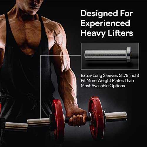 2 Inch Loadable Dumbbell Bar Heavy Duty Handle for Gym Workouts K9226