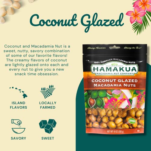 Sweet Glazed Coconut Dry Roasted Macadamia Nuts F672185