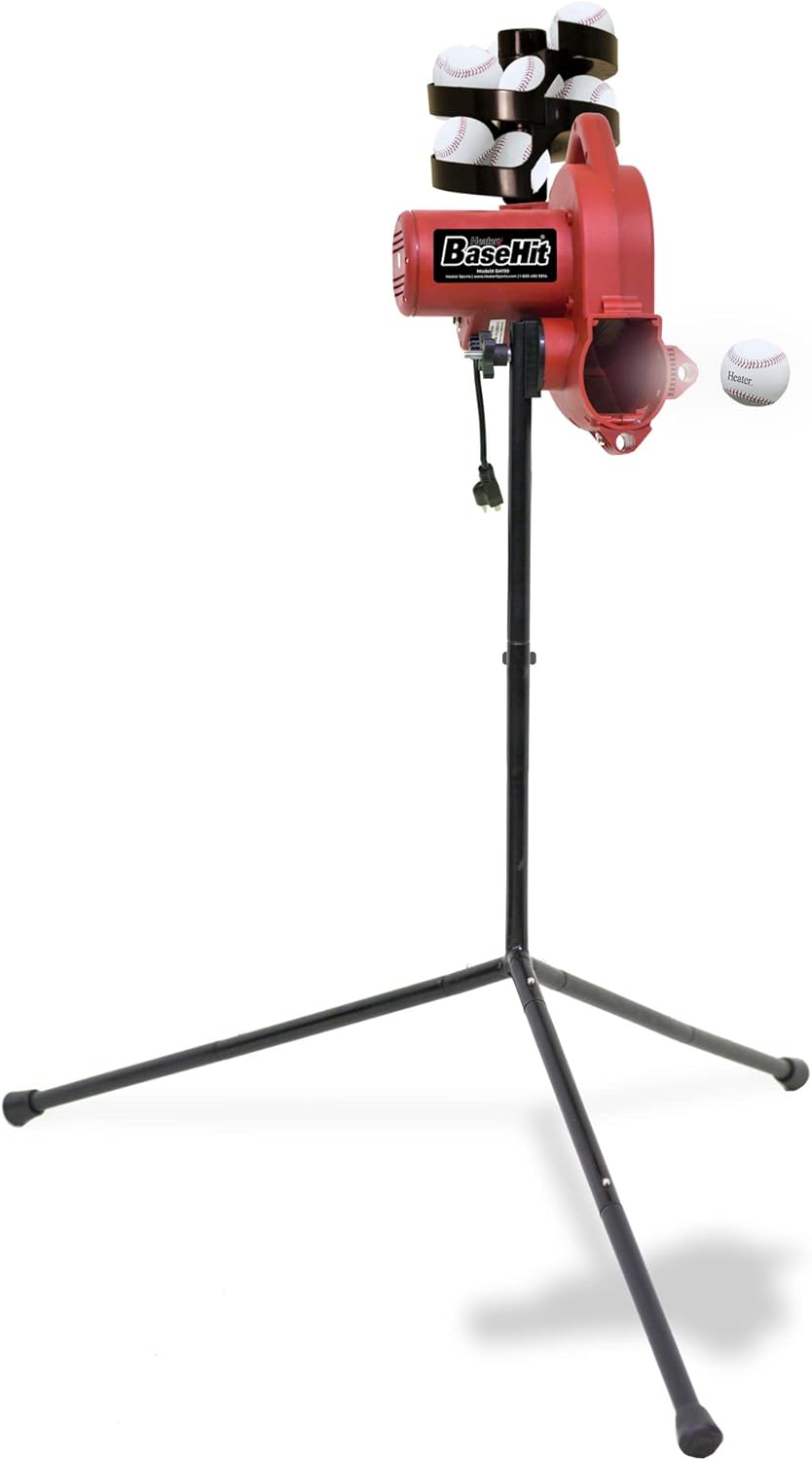 Baseball Pitching Machine, Up to 45 MPH G65911